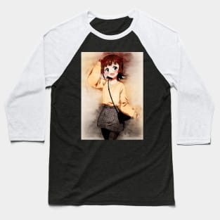 Amami Haruka Anime Watercolor Baseball T-Shirt